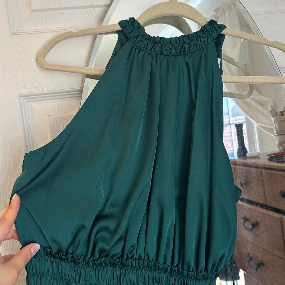 Nicole Miller Teal Sleeveless Dress - Picture 7 of 10